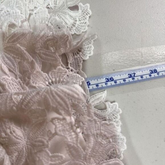 Bardot Reese White Floral Crochet Lace Dress Size 10 Party Dress‎ Up Black White - Picture 14 of 15